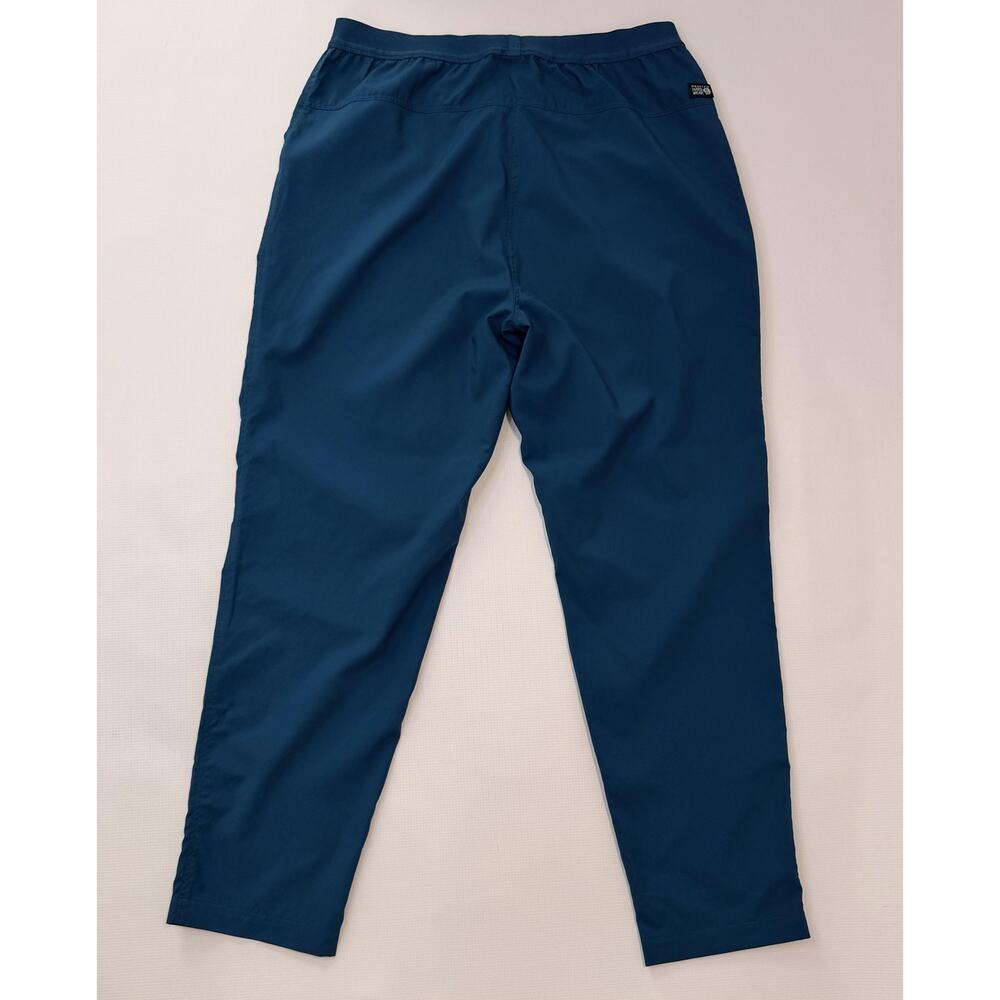 Mountain Hardwear Pants Womens Large Blue Hiking Elastic Waist Ankle Travel - Picture 11 of 12